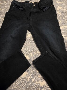 Guess Women's Straight-Leg Jeans in Dark Blue Denim Wash